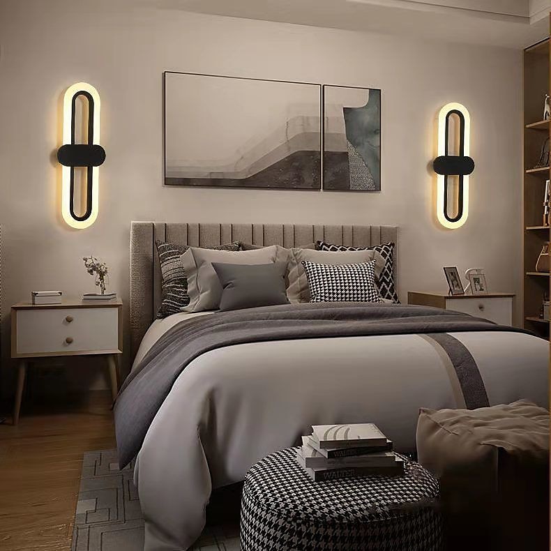lightinthebox led תאורת קיר מקורה אניה desin 40 ס"מ מקורה מודרנית פשוטה מנורת קיר מנורת קיר סיליקון ישימה לחדר שינה סלון חדר אמבטיה מסדרון ac110v ac220v 2025 - $82.99 –P4