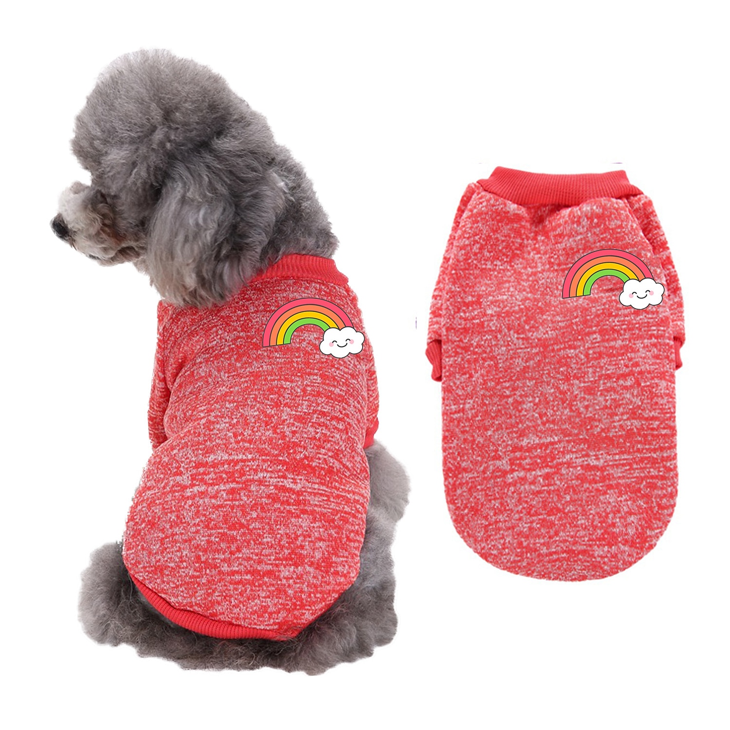 Perros Gatos Sudadera Moda Fresco Invierno Templado Transpirable Suave Lavable Cómodo Víspera de Todos los Santos Exterior Casual Diario Ropa para perros for Bichón Frisé Pomerania Animal doméstico 2025 - $19.99 –P14
