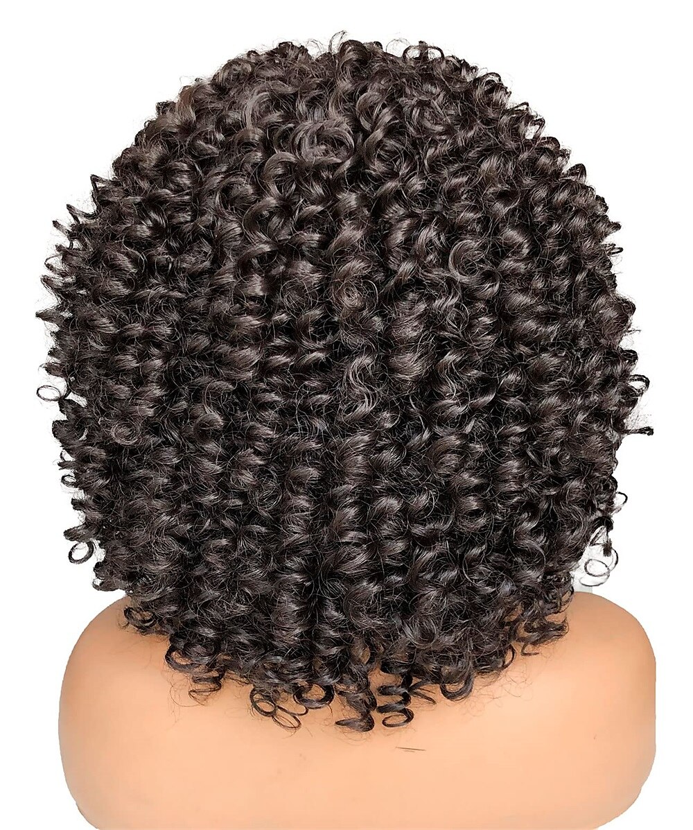 perruque afro bouclée avec une frange perruques courtes crépus bouclés pour les femmes noires fibre synthétique cheveux doux perruque afro courte bouclée de 2025 ? $20.99 –P15