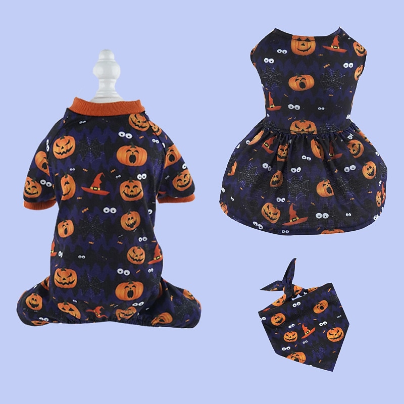 Koirat Kissat College Hameet Koiran bandanahuivi Juhla Hauska Talvi Hengittävä Pehmeä Pestävä Mukava ulko- Halloween Rento / arki Koiran vaatteet for Bichon Frise Pomeranian Pienelle lemmikille 2025 - $27.99 –P12