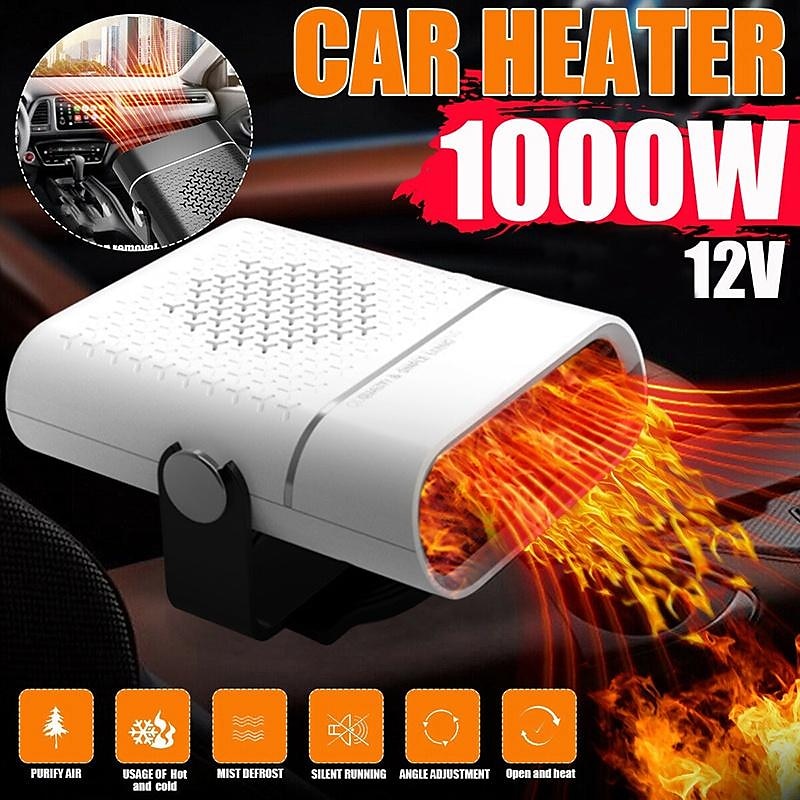 12V/24V Demister Car Auto Portable 2 In 1 Heater Cooler Fan Plugin Dryer 2025 - $26.99 –P5