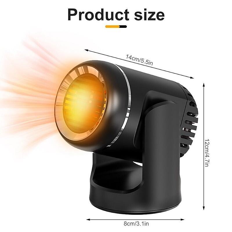 130W Car Heater Portable Windshield Defroster Heater 12v Windshield Defogger and Defroster 2025 - $24.99 –P2