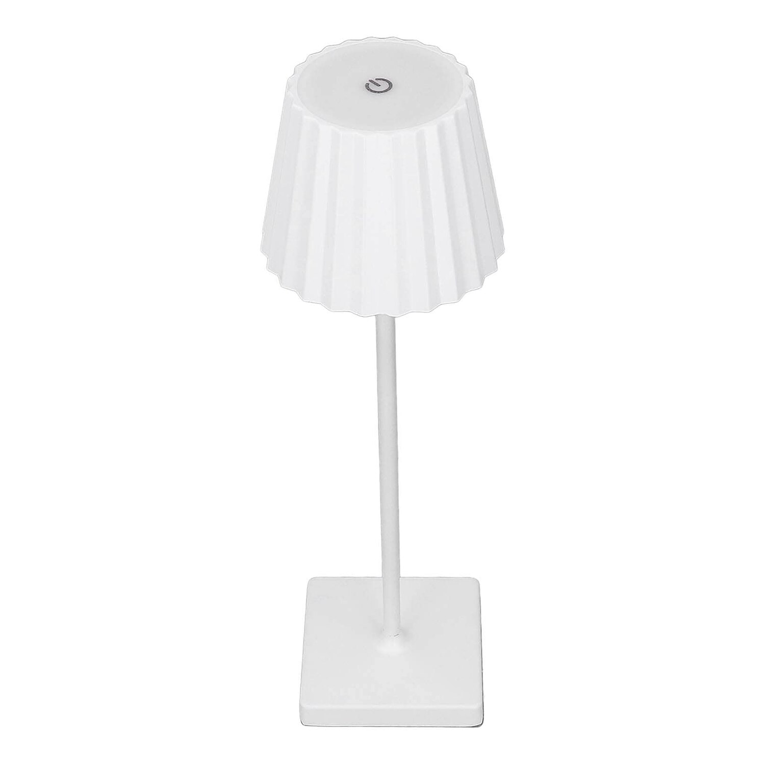Lampe de table sans fil Protection des yeux Abat-jour plissé à gradation tactile en aluminium Lampe de table LED tricolore antidérapante rechargeable avec câble de chargement USB pour salle à manger de 2025 ? $35.99 –P3