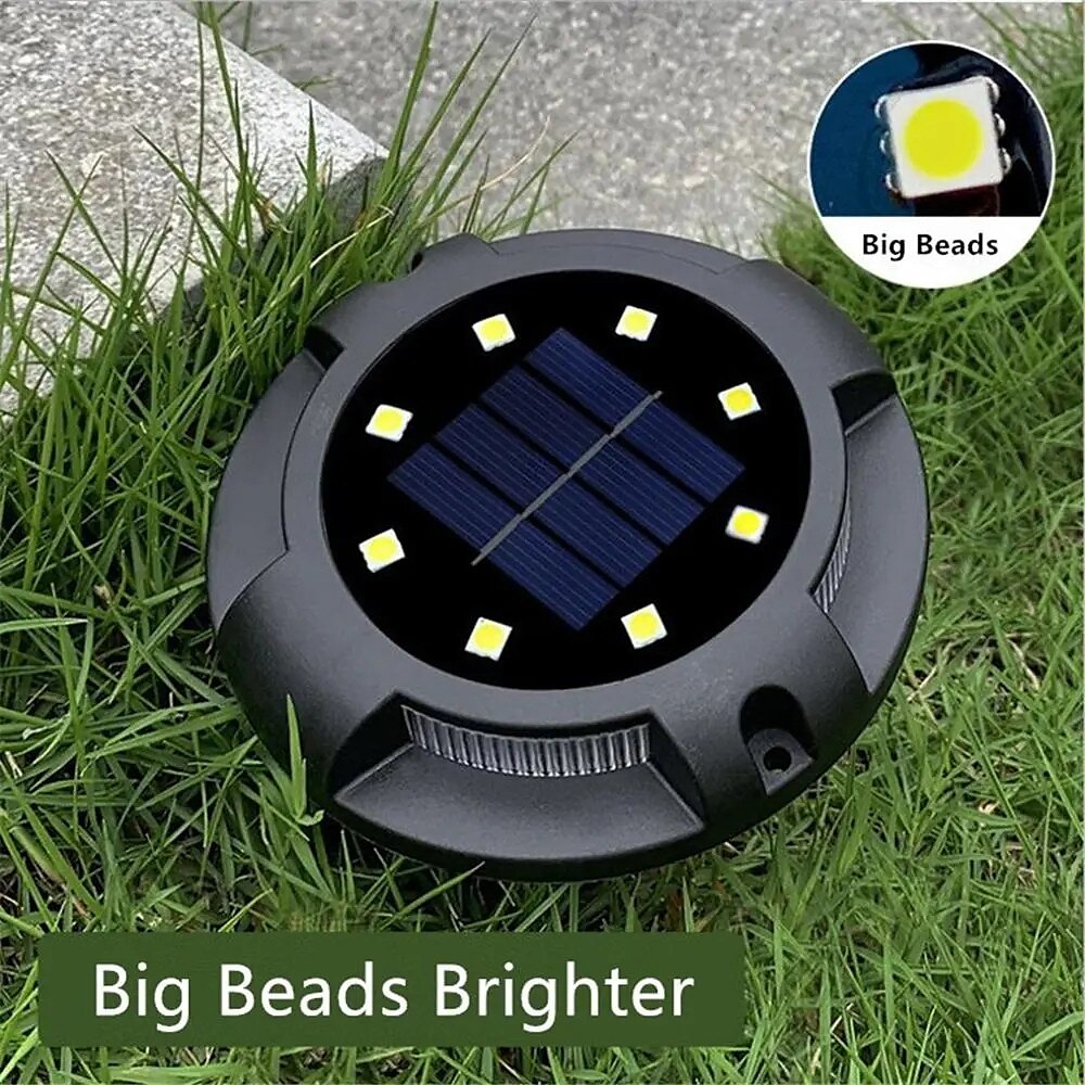 LED Solar Ground Light Outdoor Waterproof Garden Decoration Light Landscape Lawn Pathway Stairs Buried Deck Lights 12 LEDs 2025 - $15.99 –P5