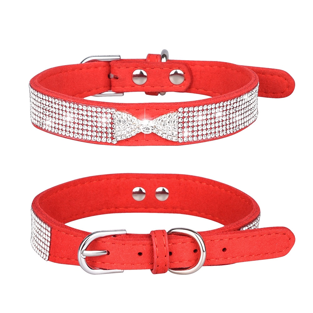 Prodotti per cani Prodotti per roditori Collari Cravatta / Papillon Regolabile Portatile Duraturo Esterno Marcia Strass del 2025 a $16.99 –P11