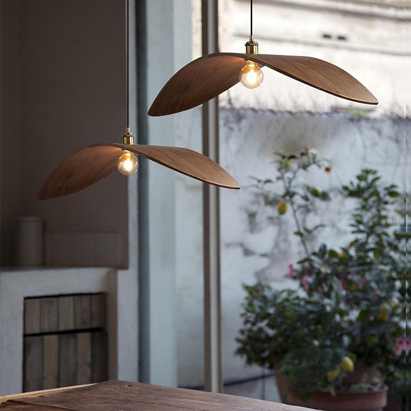 LED Pendant Light Wooden Wabi-Sabi Pendant Lights,Nordic Light Fixture,Minimalist Lamp,Wabi Sabi Lampshade,Rustic WabiSabi Ceiling Light Pendant Light 110-240V 2025 - $349.99 –P3