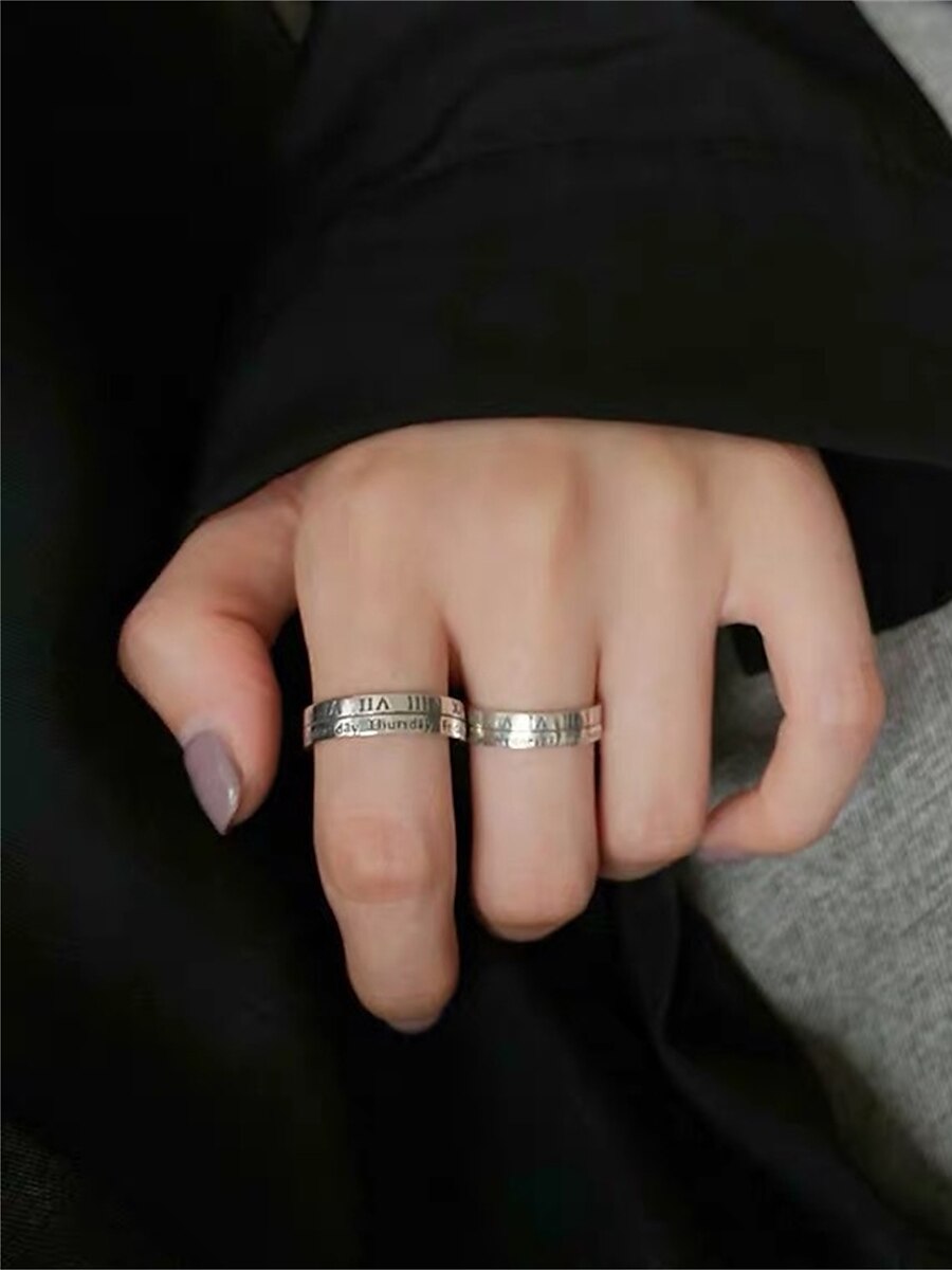 Damen Ringe Modisch Outdoor Buchstabe Ring 2025 - $7.49 –P3