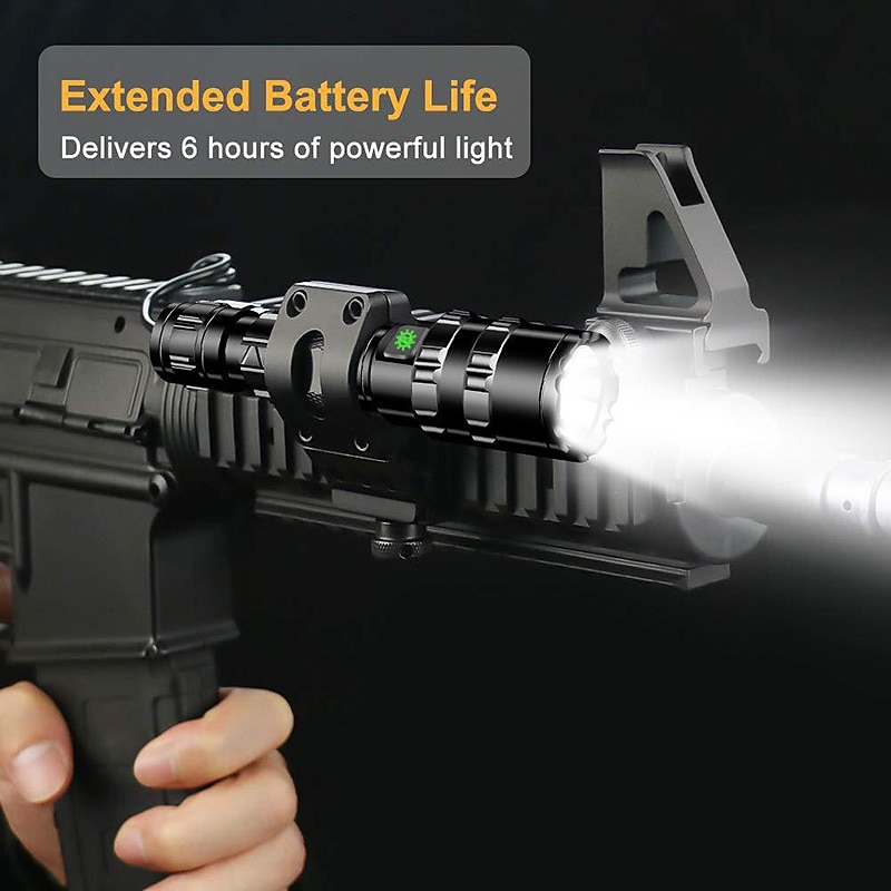 New L2 High-power Flashlight USB Charging Strong Light Tactical Suit Flashlight  Five Color Red Green Yellow  Blue White Light  LED Outdoor Hiking Hunting Flashlight 2025 - $47.99 –P1