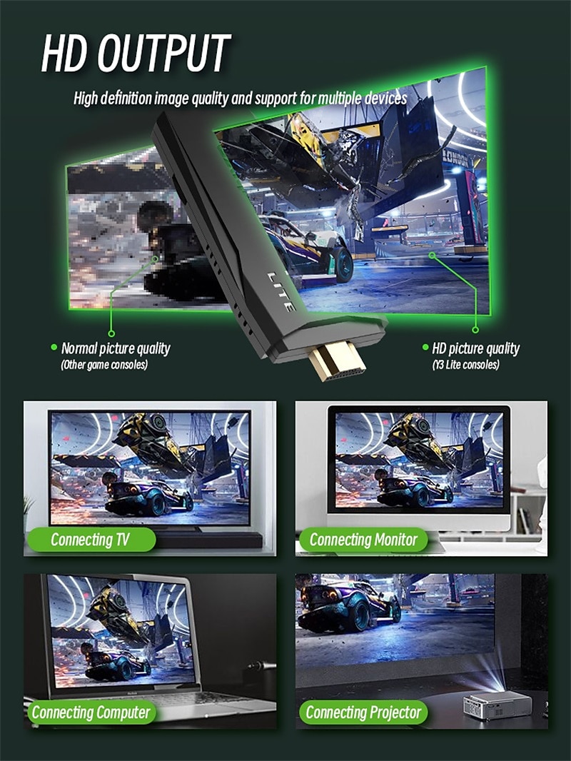 2025年 データカエルレトロビデオゲームコンソール2.4gワイヤレスコンソールゲームスティック4k 10000ゲームポータブルビデオゲームデンディゲームコンソールテレビ用、友人や子供へのクリスマス誕生日パーティーギフト  コレクション – $44.99 –P15