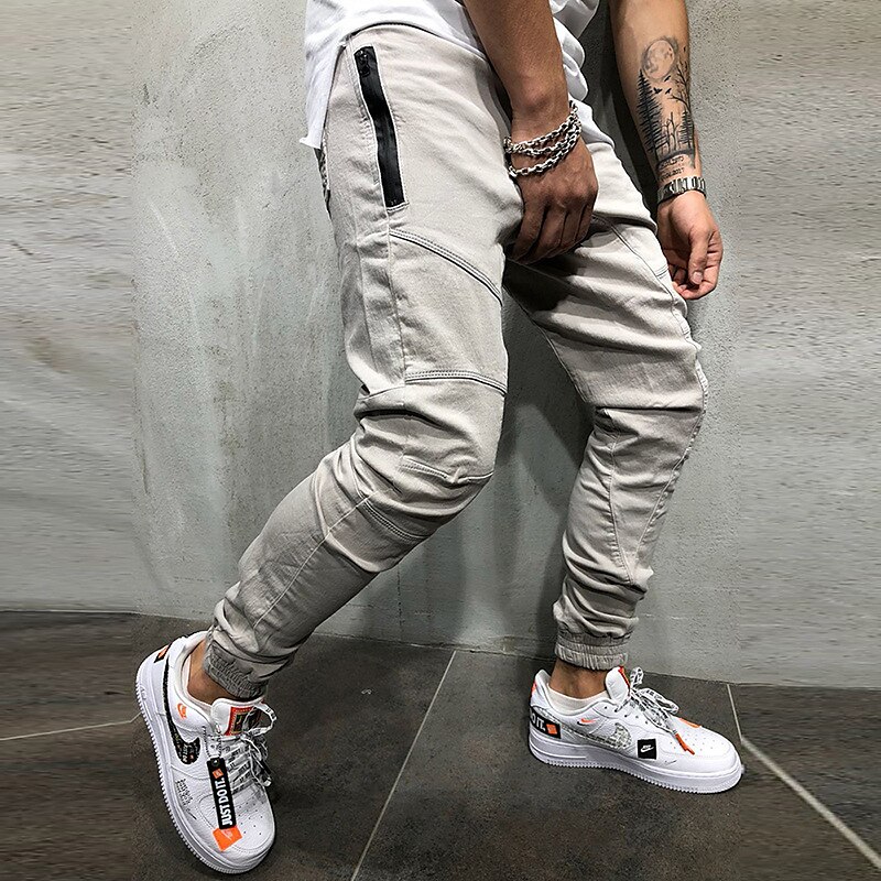 Men's Cargo Pants Trousers Track Pants Jogging Pants Outdoor Athleisure Daily Sports Soft Comfortable Pocket Drawstring Elastic Waist Plain Full Length Fashion Casual Activewear Black Khaki 2025 - $21.99 –P7