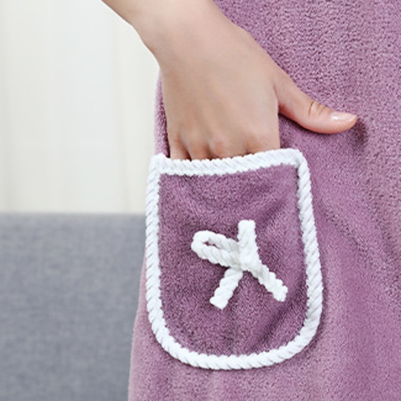 înveliș pentru prosop de baie cu umăr fără umăr, pentru femei, supradimensionat, absorbant de apă pentru plajă, spa, halate de baie de gimnastică, rochie slip prosop de baie, acoperire pentru duș, 2025 - $4.99 –P18