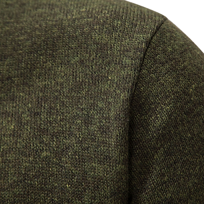 Men's Cardigan Sweater Mens Dress Sweaters Ribbed Knit Regular Knitted Plain Stand Collar Warm Ups Modern Contemporary Daily Wear Going out Clothing Apparel Fall & Winter Wine Red Blue S M L 2025 - $37.99 –P3