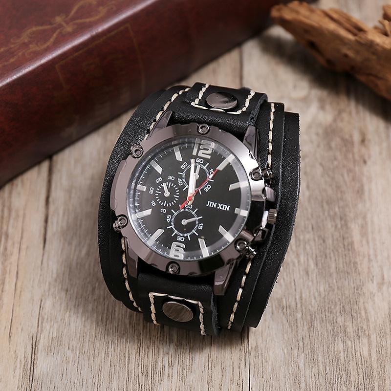 Men Quartz Watch Casual Date Genuine Leather Watch 2025 - $13.99 –P10