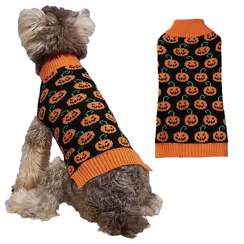 Câini Pisici Pulovere Jumper Misto Petrecere Iarnă Respirabil Απαλό Lavabil Comfortabil Halloween În aer liber Halloween Casul / Zilnic Îmbrăcăminte pentru câini for Bichon Frise Pomeran un Animalut 2025 - $27.99 –P4