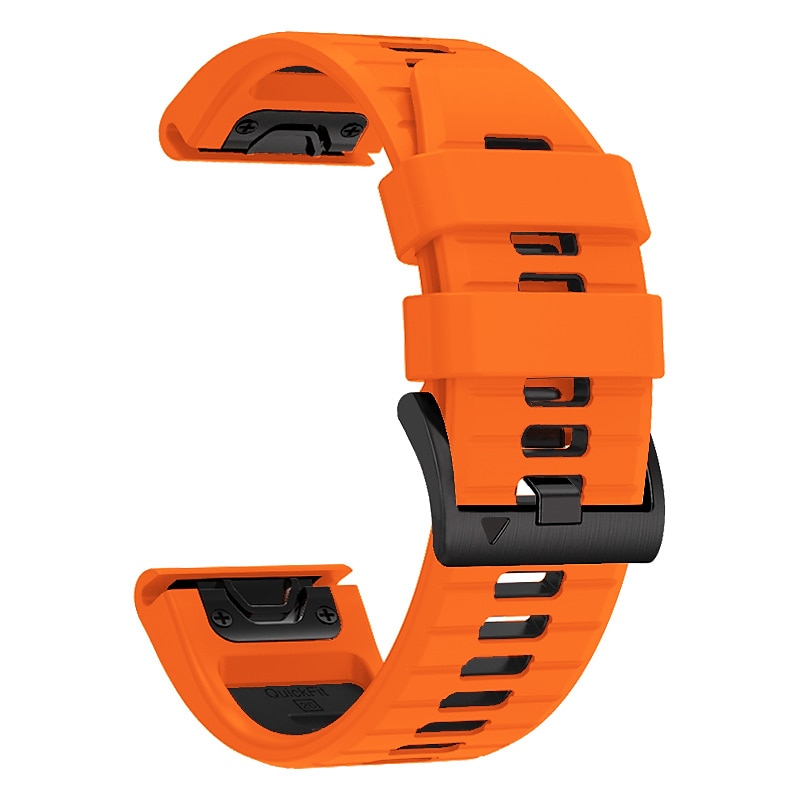 حزام إلى جارمين Fenix 7 7X 6 6X Pro Forerunner 955 945 935 Instinct 2X Solar Epix Approach S62 S60 Marq Descent G1 Quatix سيليكون إستبدال حزام 26mm 22mm تناسب سريع عصابة الرياضة معصمه 2025 - $17.99 –P6