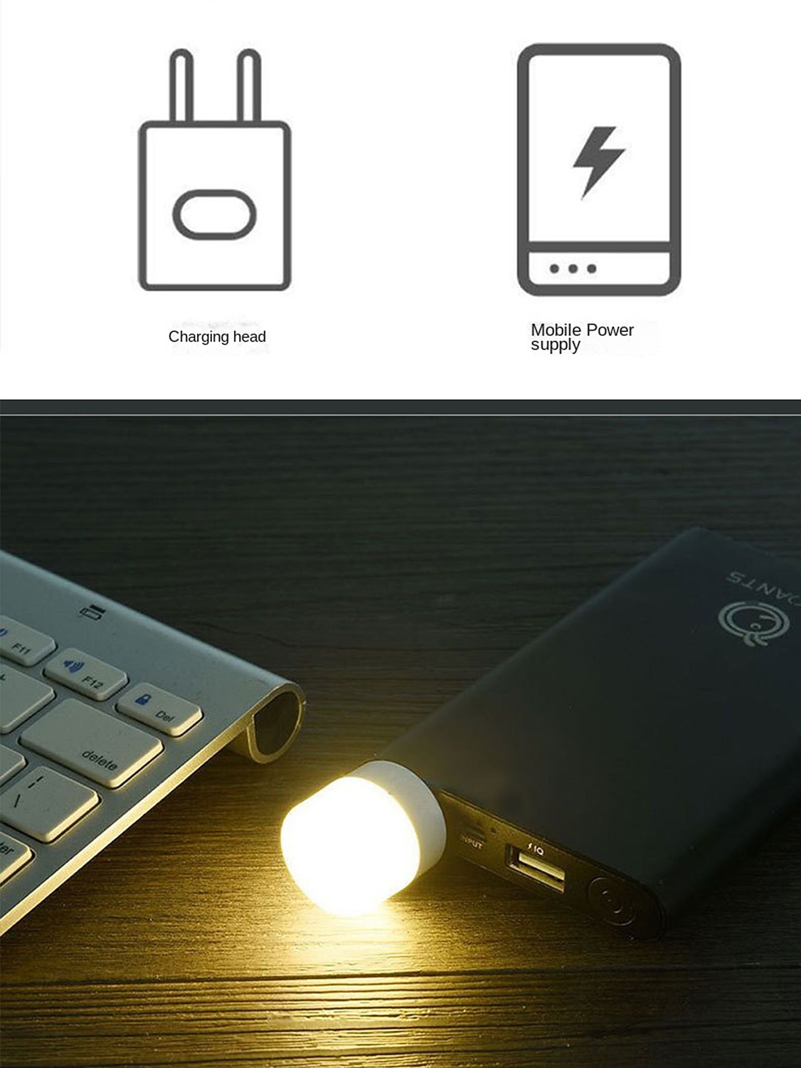 2/10 шт. usb огни ночные мини светодиодные лампы подключаемые теплые белые компактные идеально подходят для спальни ванная комната детская прихожая кухня автомобиль usb атмосфера свет 2026 - $9.49 –P1