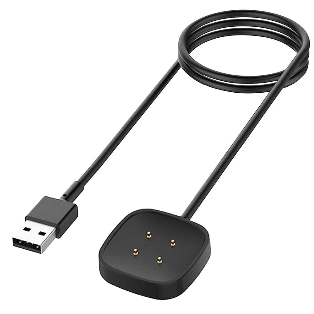 lader for fitbit sense/sense 2/versa 3/versa 4, erstatningskabel for ladekabel magnetisk dockstativ for fitbit sense 1/2, versa 3/4 smartwatch 2025 - $12.99 –P1