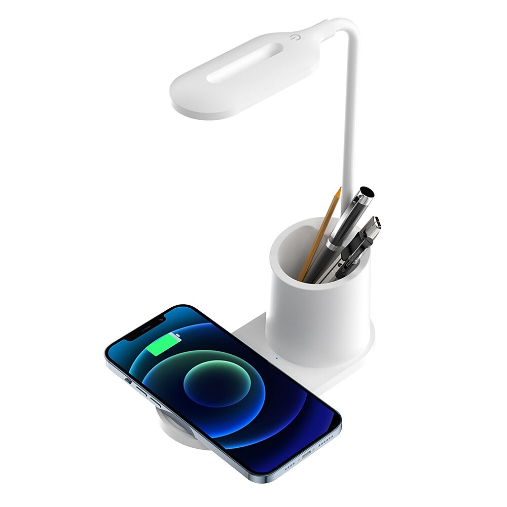 lampe de bureau portable led 3000-6000k réglable multi-modes charge sans fil étudiants lampes maison travail lumière noir de 2025 ? $14.99 –P1