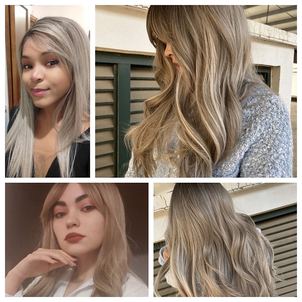 Blonde Brown Wavy Body Wave Full wig Hair for Women Lady Girl Middle Part 26 pouces résistant à la chaleur synthétique perruque d'aspect naturel quotidien à tout moment cosplay party de 2026 ? $24.99 –P14