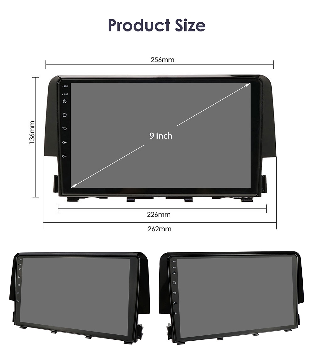 Android 12 Car Multimedia DSP For Honda Civic 10th 2016-2021 Radio Video Navigation Stereo Head Unit Screen Carplay 2025 - $228.79 –P5