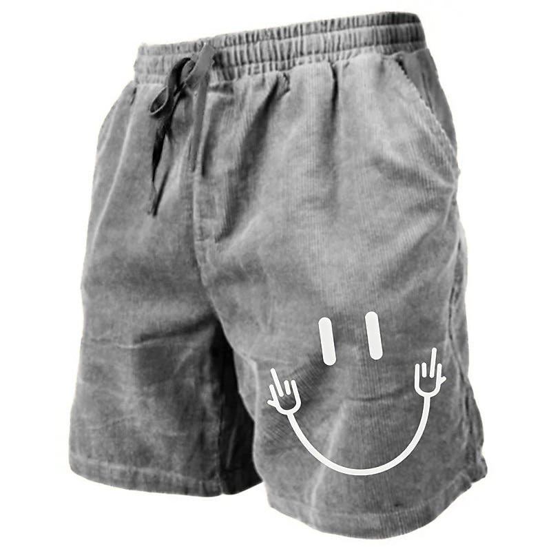 Men's Sweat Shorts Beach Shorts Terry Shorts Drawstring Elastic Waist 3D Print Graphic Prints Breathable Soft Short Daily Holiday Streetwear Cotton Blend Casual Athleisure Blue Green Micro-elastic 2025 - $18.99 –P4