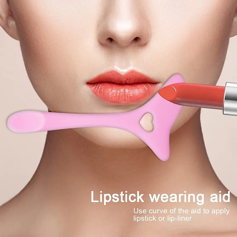 Delineador de ojos de silicona, plantillas de maquillaje, puntas de ala, lápiz labial de dibujo de marscara, ayuda para el uso, crema facial, máscara, aplicador, herramienta de belleza de maquillaje 2025 - $9.49 –P12