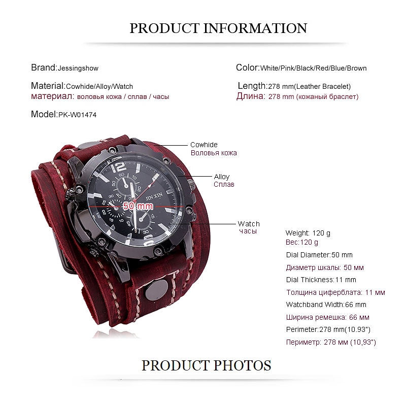 Men Quartz Watch Casual Date Genuine Leather Watch 2025 - $13.99 –P3
