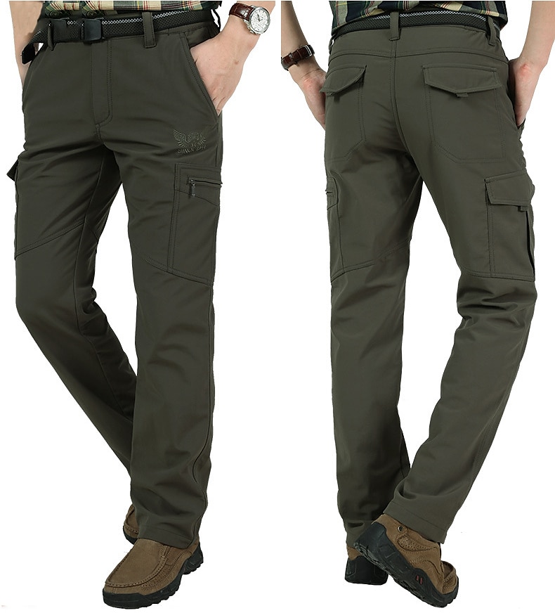 Per uomo Pantaloni Cargo Pantaloni da Combattimento Tasca Semplice Comodità Morbido Quotidiano All'aperto Uscire Moda Casual Nero Verde militare del 2026 a $37.99 –P5