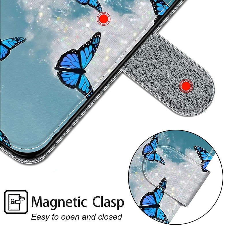 Phone Case For iPhone 16 iPhone 15 Pro Max Plus iPhone 15 Pro Max 14 Plus 13 12 11 Pro Max Wallet Case Flip Cover with Stand Holder Full Body Protective Card Slot Flower Flower Floral TPU PU Leather 2025 - $17.99 –P3