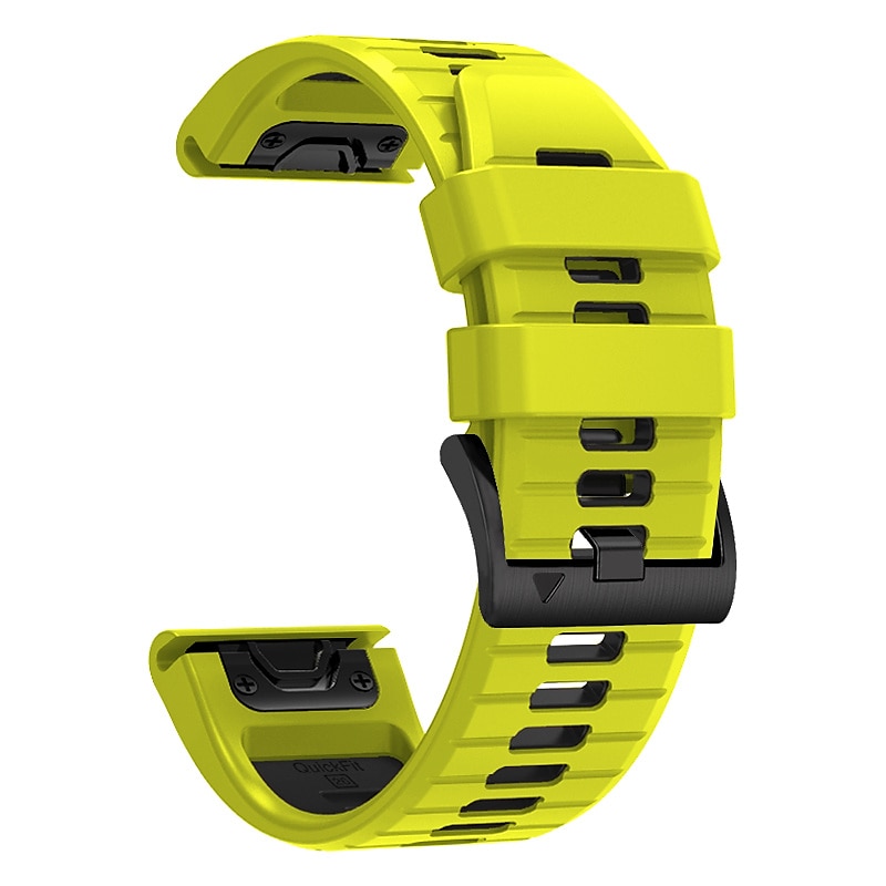 حزام إلى جارمين Fenix 7 7X 6 6X Pro Forerunner 955 945 935 Instinct 2X Solar Epix Approach S62 S60 Marq Descent G1 Quatix سيليكون إستبدال حزام 26mm 22mm تناسب سريع عصابة الرياضة معصمه 2025 - $17.99 –P8