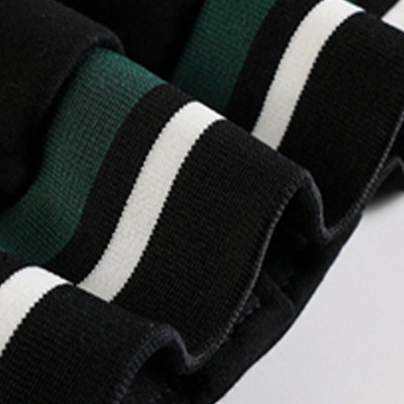 barn pojkar ytterkläder basebolljackor ytterkläder färg block bokstav långärmad fickkappa skolsport mode streetwear grön höst vinter 7-13 år 2025 - $21.99 –P15