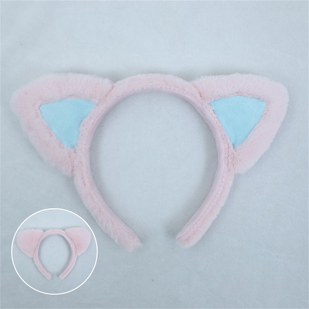 Handmade Cute Lolita Hair Ornaments Animal Ears Headdress Cosplay Props Lo Mother Cat'S Ears (Steamed Cat-Ear Shaped Bread) Hair Hoop 2025 - $8.49 –P11