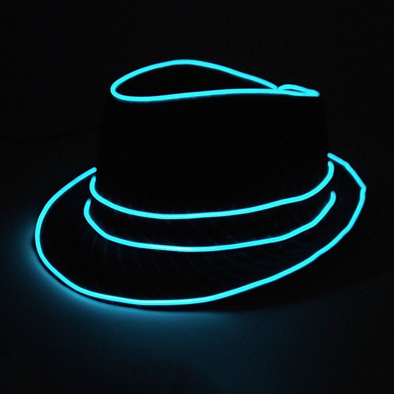 Luminous Hat Gentleman Performance Hat LED Glow Top Hat Party Gift Birthday Wedding Costume Christmas Halloween Supplies 2025 - $28.99 –P3