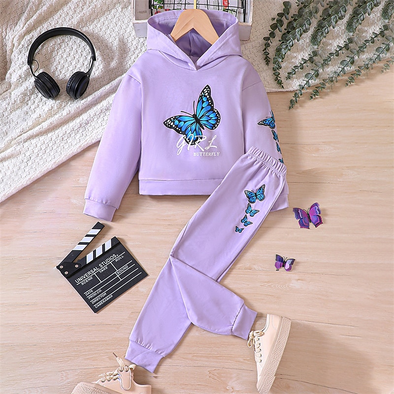 2-piece Hoodie and Leggings set - Pink - Kids