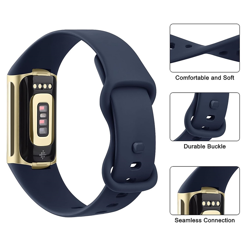 4 Pack 3 Pack 2 Pack Smart Watch Band Compatible with Fitbit Charge 5 Silicone Smartwatch Strap Adjustable Sport Band Replacement  Wristband 2026 - $20.09 –P4