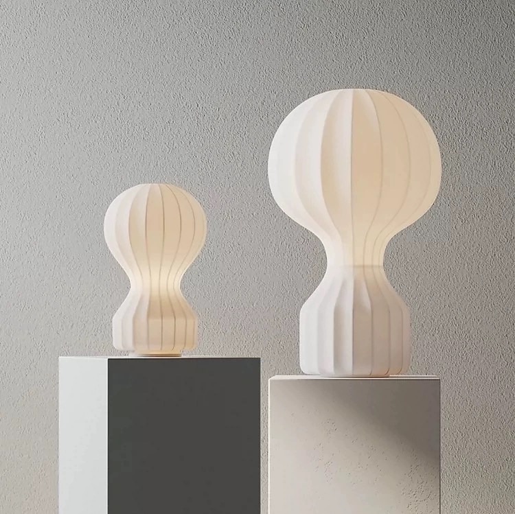 lámpara de mesa globo de aire caliente blanco cálido 18 "28" lámpara de mesa led lámpara de escritorio deco creativa moderna minimalista sala de estar dormitorio restaurante de cabecera seda de gusano 2025 - $218.99 –P1
