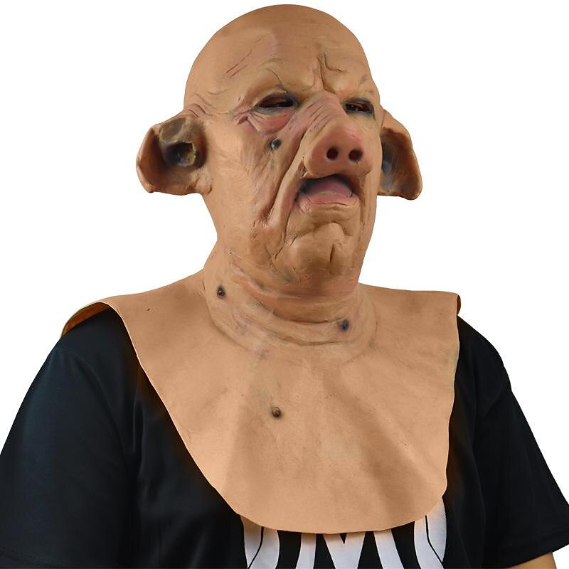 Scary Pig Halloween Mask / Halloween Props Saw Funny Scary Costume Adults' Men's / Women's Halloween / Carnival / Mardi Gras Easy Halloween Costumes Dress Up 2025 - $36.99 –P3