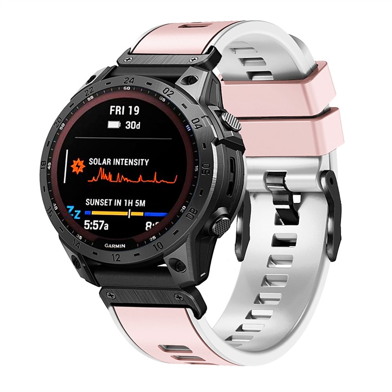 Watch Band for Garmin Fenix 7 7X 6 6X Pro Epix Pro 47mm 51mm Instinct 2X Approach S70 47mm S62 S60 Forerunner 955 945 Epix Marq Descent Quatix 22mm 26mm Silicone Replacement  Strap 22mm 26mm 2025 - $24.99 –P17