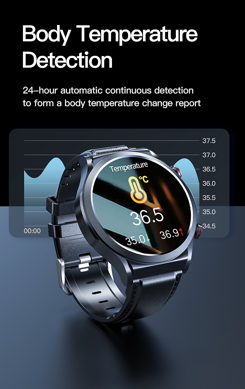 iMosi tk21P Slimme horloge 1.39 inch(es) Smart horloge Bluetooth Temperatuurbewaking Stappenteller Gespreksherinnering Compatibel met: Android iOS Dames Heren Waterbestendig Mediabediening 2025 - $97.79 –P12