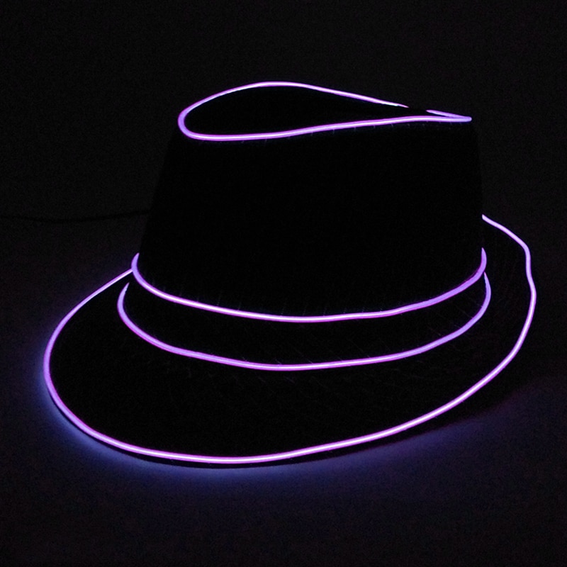 Luminous Hat Gentleman Performance Hat LED Glow Top Hat Party Gift Birthday Wedding Costume Christmas Halloween Supplies 2025 - $28.99 –P4
