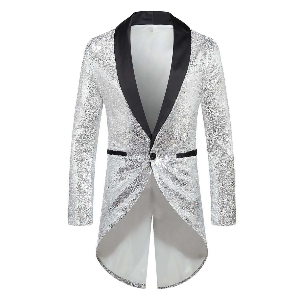 Retro / vintage 1980erne Jakke ملابس السهرة للرجال tailcoat Disk Paljetter Herre Halloween Karneval Maskerade Fest Fest / aften Stadie Voksne Frakk 2025 - $56.99 –P8