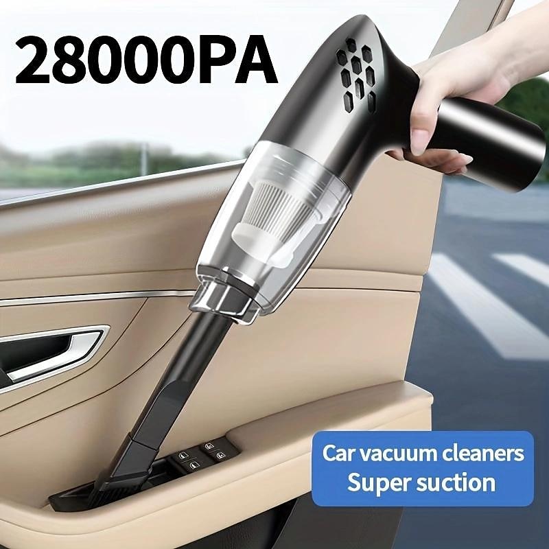 draadloze autostofzuiger grote zuigauto kleine auto mini krachtige handstofzuiger 2025 - $31.99 –P1