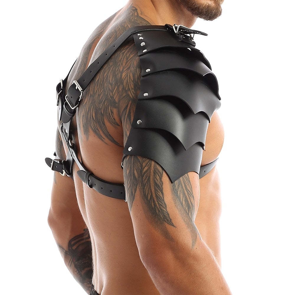 Punk & Gotico Medievale Rinascimento Guerriero Cavaliere Vichingo Costume Per uomo Vichingo Mascherata Performance Palcoscenico Mascherata Adulti Armatura per spalle del 2026 a $27.99 –P5