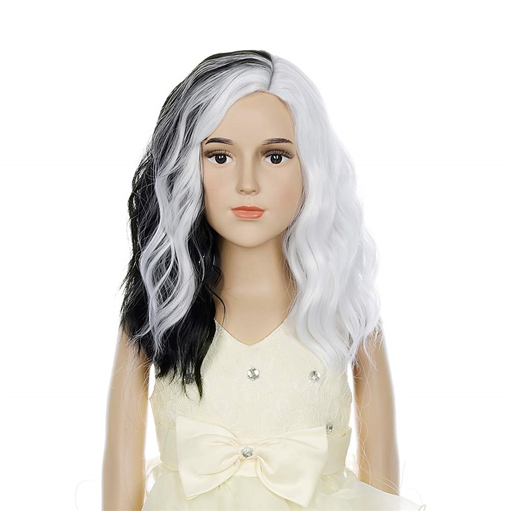 Zwarte Pruik voor Kinderen Meisjes Korte Krullende Pruik Zwarte Pruik voor Verkleed Feest Cosplay Synthetische Pruiken Haarnet Halloween Pruiken 2026 - $15.99 –P16