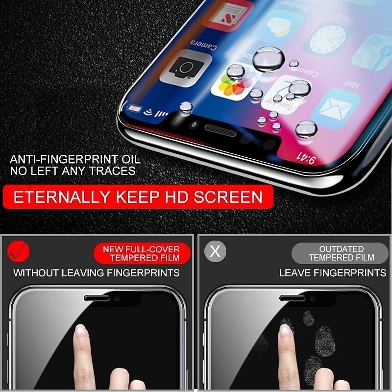 3 pcs Screen Protector For Apple iPhone 16 iPhone 15 Pro Max Plus iPhone 14 13 12 11 Pro Max Mini SE X XR XS Max 8 7 Plus Tempered Glass 9H Hardness Anti Bubbles Anti-Fingerprint High Definition 2025 - $10.99 –P8