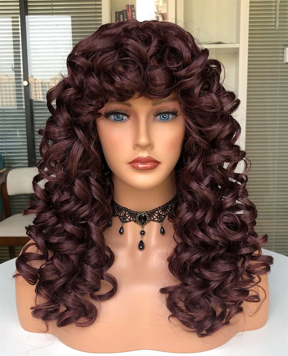 Long Curly Wavy Blonde Wigs for Women Side Part Natural Looking Cosplay Synthetic Fiber Wig Heat Resistant Replacement Wig Halloween Cosplay Party Wigs 2025 - $23.99 –P2