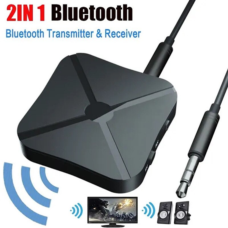 2 в 1 bluetooth4.2 компьютерные наушники aux автомобильная стерео музыка аудио адаптер беспроводной передатчик bluetooth приемник 2025 - $12.99 –P1
