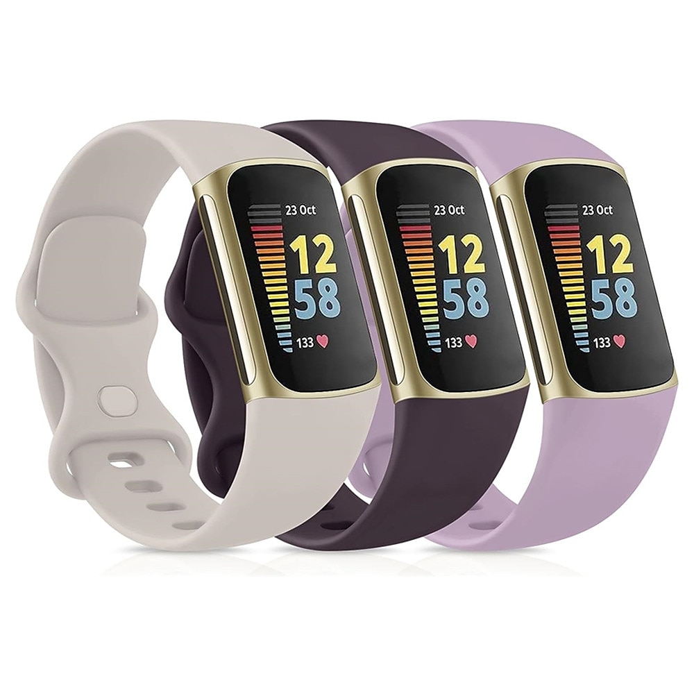 4 csomag 3 csomag 2 csomag Smart Watch Band Kompatibilis valamivel FitBit Charge 5 Szilikon Okos óra Szíj Állítható Sportszíj Csere Karszalag 2025 - $17.49 –P3