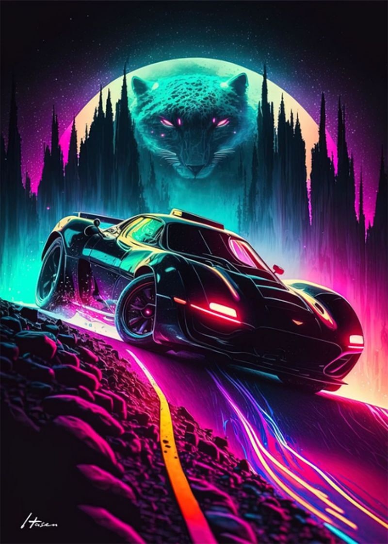 Estampado Impressões em tela enrolada - Carro Moderno Impressões de arte de 2026 por $15.99 –P14