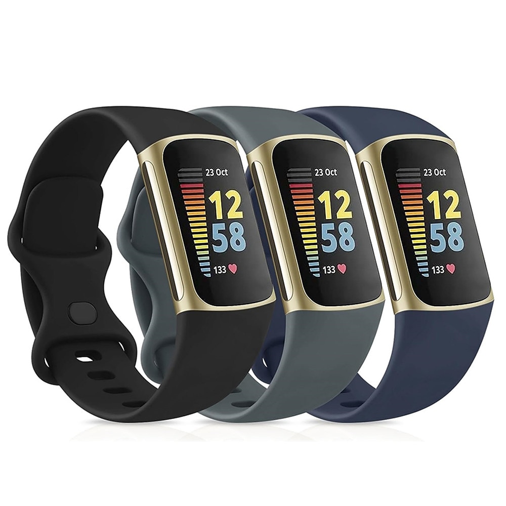 4 csomag 3 csomag 2 csomag Smart Watch Band Kompatibilis valamivel FitBit Charge 5 Szilikon Okos óra Szíj Állítható Sportszíj Csere Karszalag 2025 - $17.49 –P2